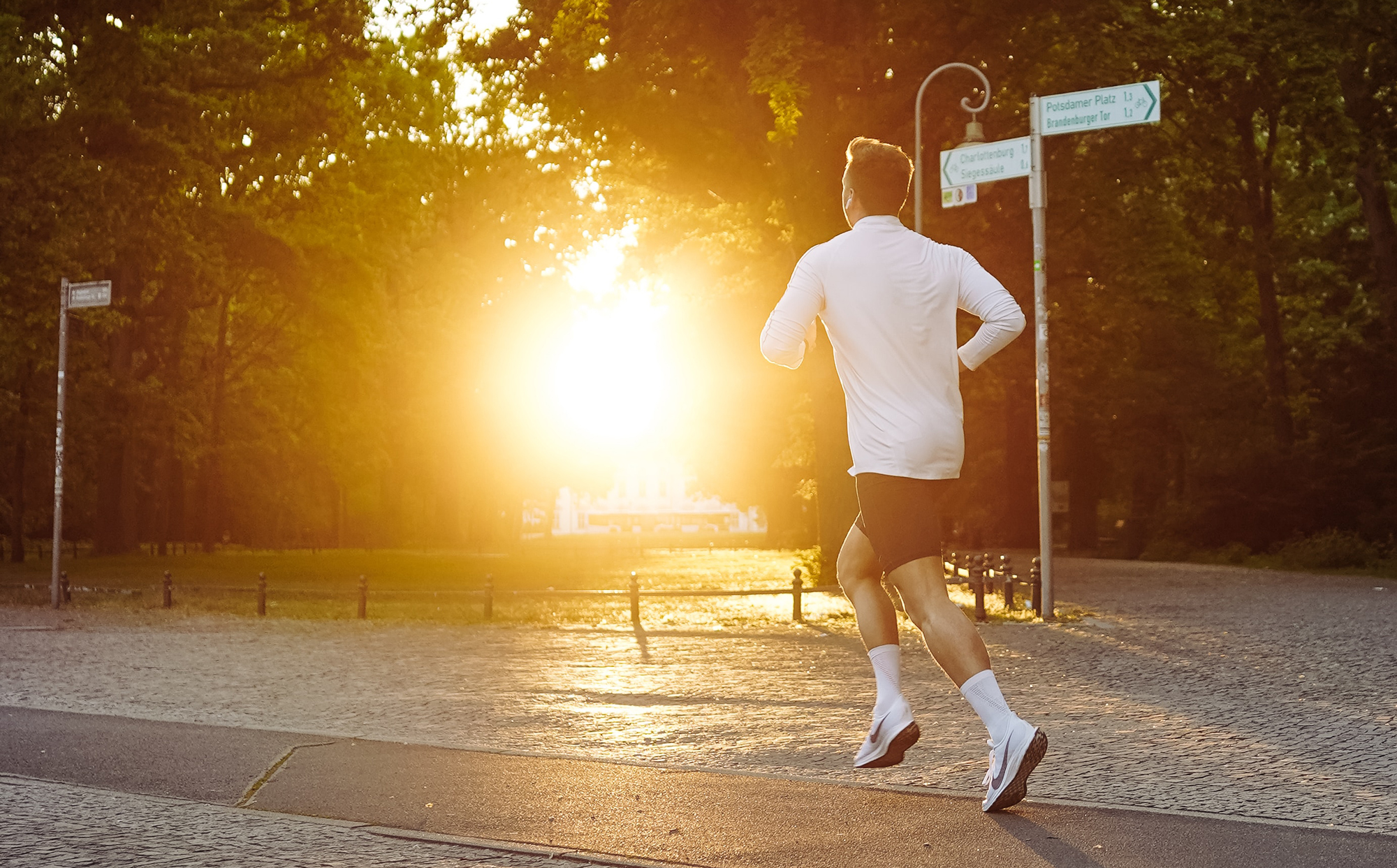 man running